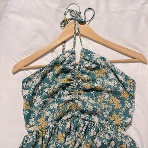 Jessica Simpson floral halter dress